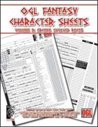 OGL Fantasy Character Sheets Volume 3: Arcana Evolved