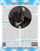 Template: Undead (Super-Powered by M&M)