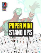 Paper Mini Stand Ups (Super-Powered by M&M)