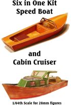 6 in 1 Speed Boat & Cabin Cruiser