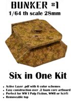 Bunker #1 1/64th scale