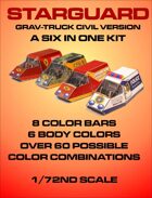 Starguard Grav-truck Civilian Version 6 in 1 Kit