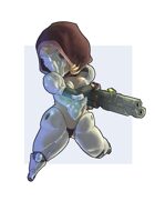 Sci-Fi Chibi Sniper - RPG Stock Art
