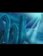THC Stock Art: BACKGROUND - Underwater ruins