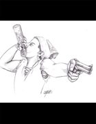 THC Stock Art: Drunken Pirate (Floating/With BG)