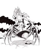 THC Stock Art: Drider Queen (.png)
