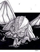 THC Stock Art: Cthulhu Rising (.png)