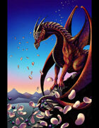 THC Stock Art: Dragon in Cherry Blossoms