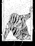 THC Stock Art: Ash Creature (BW png)