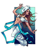 THC Stock Art: Spellcaster (Floating, 2 background options)