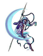 THC Stock Art: Dreamstalker - Lunar Dark Fae