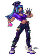 THC Stock Art: Blade Alchemist Punk Girl