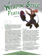 TRAILseeker 005: Weapon Style Feats