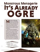 EN5ider #71 - Monstrous Menagerie: It's Already Ogre