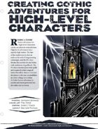 EN5ider #78 - Creating Gothic Adventures for High-Level Characters