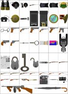 Ambula In Fabulam Mapping Symbols - 1920s Pack 1