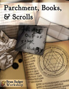 Parchment, Books, & Scrolls