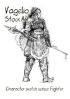 Character stock sketch series: Fighter