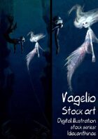 Digital illustration stock series: Idiacanthinae
