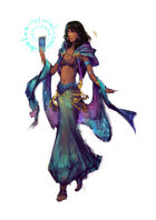 Stock character digital sketch: Oracle