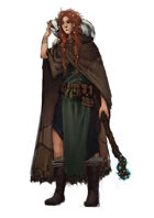 Stock character digital sketch: Druid