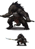 Vagelio Kaliva - Stock character digital Illustration - Tortle glaivier