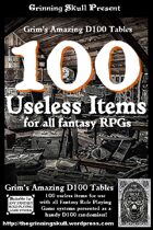 100 Useless items for all Fantasy RPGs