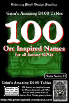 100 Orc Inspired Names for all fantasy RPGs