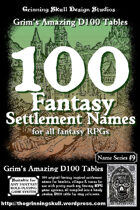 100 Fantasy Settlement Names for all fantasy RPGs