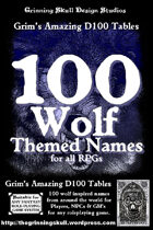 100 Wolf Themed Names for all fantasy RPGs
