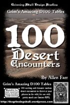 100 Desert Encounters for all fantasy RPGs