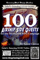100 Airship Side Quests for any Steampunk RPG Campaign.