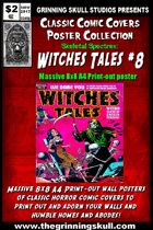 Classic Comic Covers Posters: Skeletal Spectres 8x8: Witches Tales #8