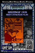 LARP LAB Historical Reference: 1920 Seed/Garden Catalogue