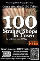 100 Strange Shops in Town for all fantasy RPGs