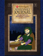 Worlde of Legends™ SUPPLEMENT: Adventurer's Journal
