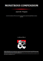 Monstrous Compendium: Pangaea Appendix