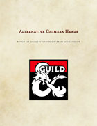 Alternative Chimera Heads