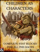 Complete Children As Characters