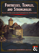 {WH} Fortresses, Temples, & Strongholds, rules for building and customizing player-owned structures!