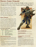 Mind and Madness Psionic Cleric Domains