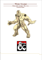Weird Golems