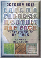Enigma Paradox Monthly Map Pack: Continent of Antares (Colour)