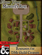 Elven Tower - Minstrel's Rest | Stock City Map