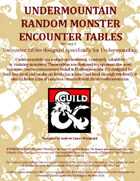 Undermountain Random Encounter Tables & Rumors