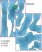 2D terrain, maps and props - River stream