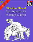 DM Notes & Maps for Isle of Dread Maps (X1)