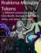 Rrakma Monster Tokens