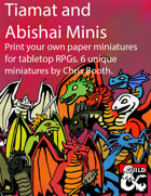 Tiamat and Abishai Minis