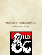 Archive of Esoteric Secrets Vol. IV